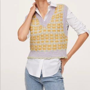 Mango knit vest